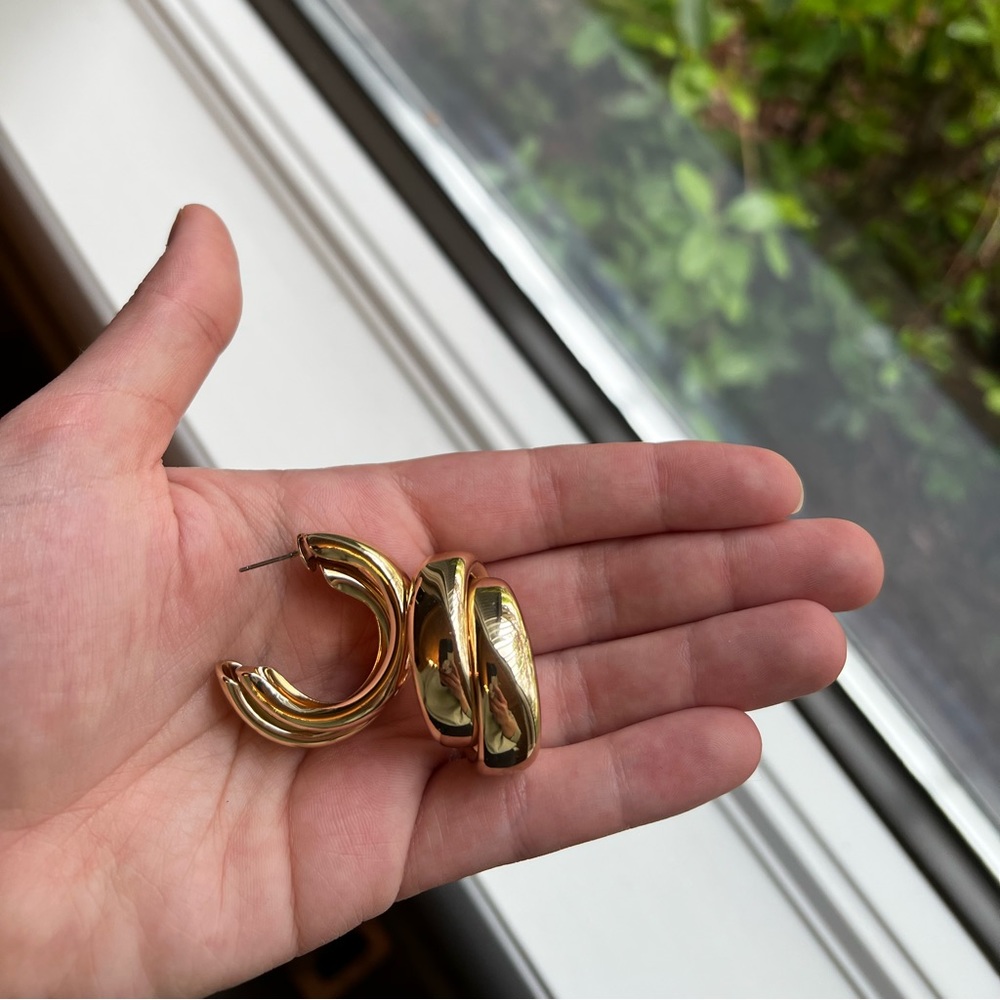Gold Hoop Earrings